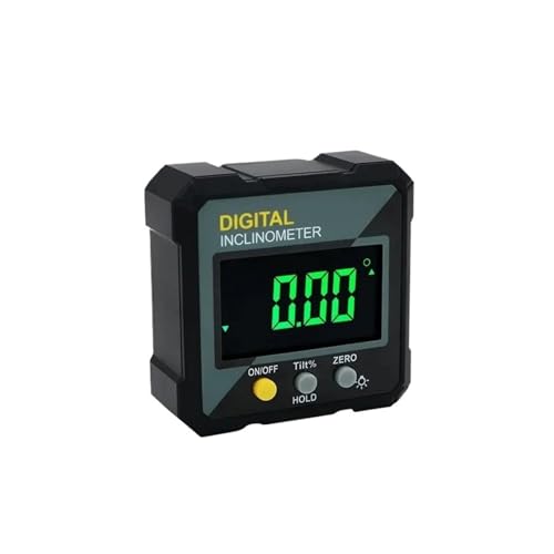 VXVUQRQVH Digitaler Neigungsmesser Winkelmesser 360 Grad Elektronischer digitaler Winkelmesser Neigungsmesser Winkelsucher Messgerät Messbox Digitales Winkelmessgerät von VXVUQRQVH