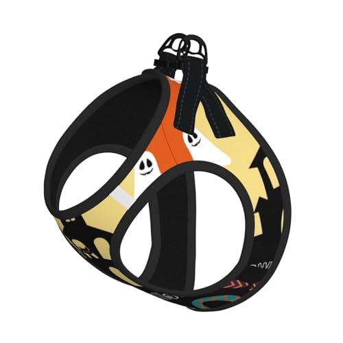 L Pet Leash Vest & Dog Harness - Small Size Halloween Ghost Pumpkin Print Leash Set, Reflective, Adjustable for Cats & Dogs L Pet Leash Vest & Dog Harness - Small Size Halloween Ghost Pumpkin Print Leash Set, Reflective, Adjustable for Cats & Dogs von VXXNlnn
