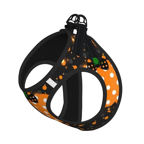 L Pet Leash Vest & Dog Harness - Small Size Halloween Pumpkin Print Leash Set, Reflective, Adjustable for Cats & Dogs L Pet Leash Vest & Dog Harness - Small Size Halloween Pumpkin Print Leash Set, Reflective, Adjustable for Cats & Dogs von VXXNlnn