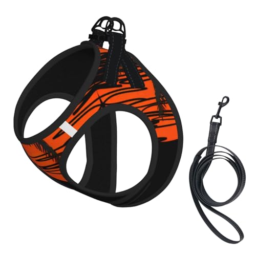 L Pet Leash Vest & Dog Harness - Small Size Illustration of Palm Trees Print Leash Set, Reflective, Adjustable for Cats & Dogs L Pet Leash Vest & Dog Harness - Small Size Illustration of Palm Trees Print Leash Set, Reflective, Adjustable for Cats & Dogs von VXXNlnn