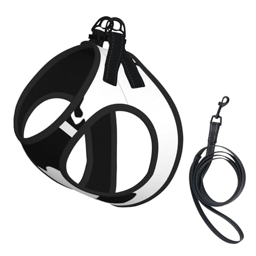 L Pet Leash Vest & Dog Harness - Small Size Panda With Print Leash Set, Reflective, Adjustable for Cats & Dogs L Pet Leash Vest & Dog Harness - Small Size Panda With Print Leash Set, Reflective, Adjustable for Cats & Dogs von VXXNlnn