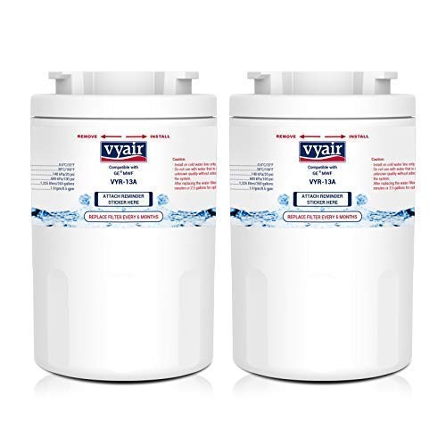 Vyair VYR-13A Kühlschrank-Wasserfilter Kompatibel zu GE MWF, MWFA, MWFP, GWF, GWFA, GWF01, General Electric SmartWater, Hotpoint HWF, HWFA, MWF, MWFA (2) von VYAIR