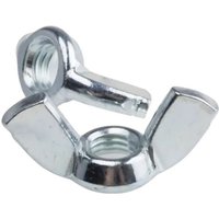 Flügelmutter Durchmesser 6 mm, Stahl verzinkt, 6 Stück Flügelmutter Durchmesser 6 mm, Stahl verzinkt, 6 Stück von VYNEX