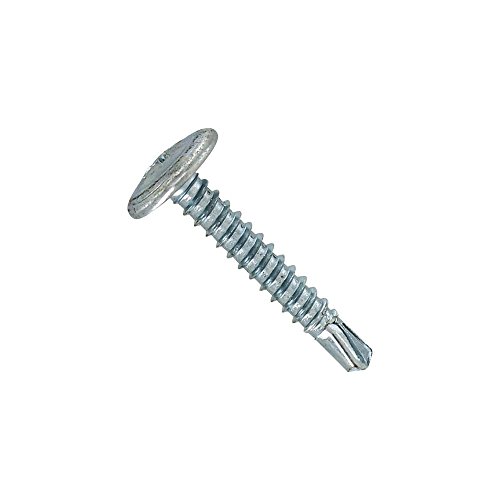 VYNEX 3101780198431 Schraube, selbstbohrend, Zylinderkopf, Stahl, verzinkt, 4,2 x 25 mm, 13 Stück, grau, Einheitsgröße von VYNEX