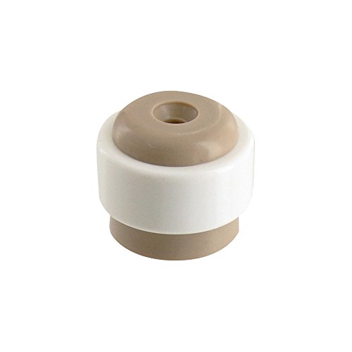 VYNEX Bodenstopper aus Kunststoff, beige, zum Schrauben, Durchmesser: 35 mm, Unbekannt, Taille Unique von VYNEX