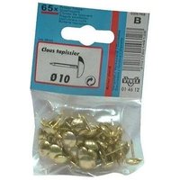 Vynex - Teppichnägel aus vergoldetem Stahl 10 mm sc, Durchmesser 10 mm, 65 Stück. Vynex - Teppichnägel aus vergoldetem Stahl 10 mm sc, Durchmesser 10 mm, 65 Stück. von VYNEX