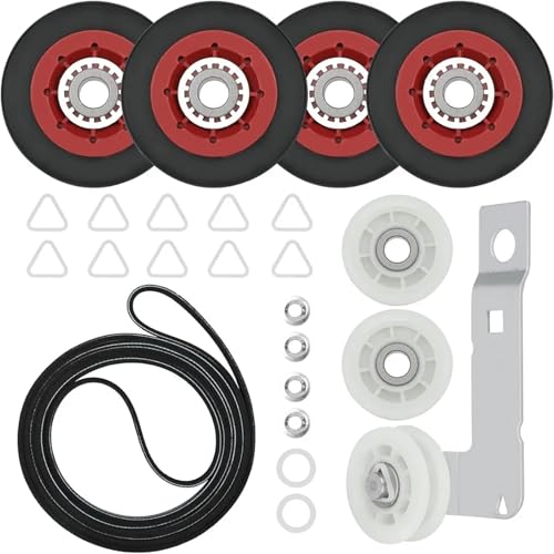 VYUHAksZ 4392067 Trockner-Reparatursatz und W10837240 Trockner-Umlenkrolle for Admiral for Amana for maytag for Bravos for Whirlpool for Duet for Kenmore for Elite Trockner VYUHAksZ 4392067 Trockner-Reparatursatz und W10837240 Trockner-Umlenkrolle for Admiral for Amana for maytag for Bravos for Whirlpool for Duet for Kenmore for Elite Trockner von VYUHAksZ
