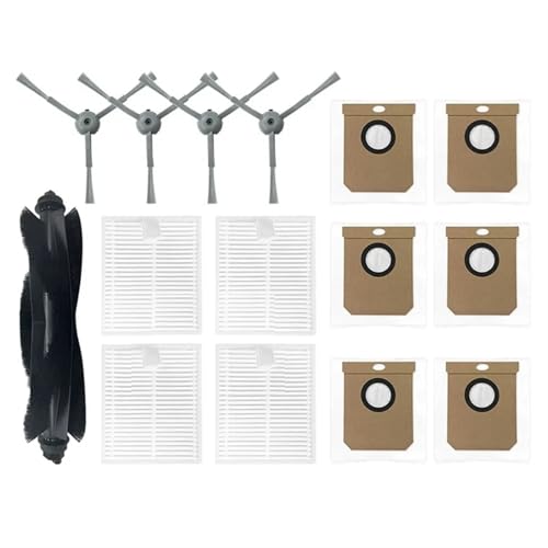 VYUHAksZ Das Teile-Zubehör-Set passt for eufy Clean L50, L50 SES, L60, L60 for Hybrid und enthält eine seitliche Rollenbürste und einen HEPA-Filter von VYUHAksZ