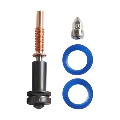 VYUHAksZ Düse for Revo Hotend Extruder 0,4/0,6 mm All-in-one Standard Flow gehärteter Stahl/Kupfer/Titan/TC4 Düse 3D Drucker Teile(0.6mm) von VYUHAksZ