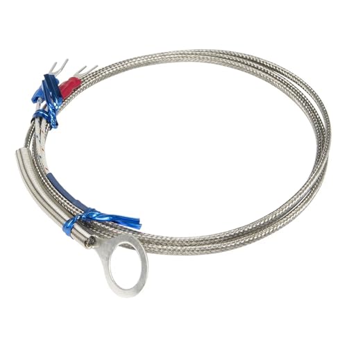 VYUHAksZ FTARR01 J typ 1m Metall screening Kabel Ring Kopf thermoelement temperatur Sensor(J 12mm Hole) von VYUHAksZ