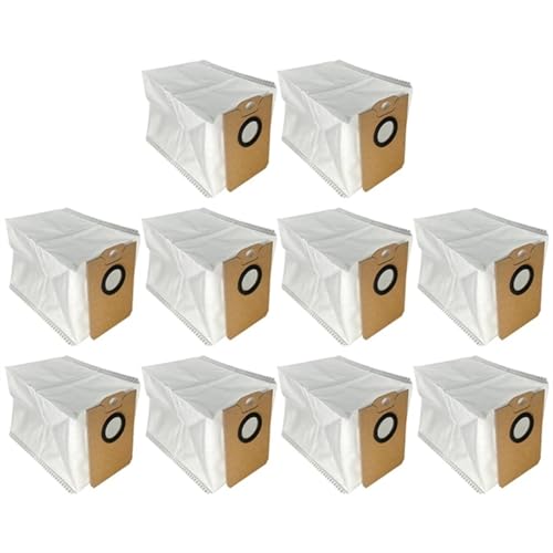 VYUHAksZ Staubbeutel for cecotec for Conga 2499/7490/8290/2299 Serie Staubsauger Teil Haushaltsreinigung Müll Staubbeutel(White 10PCS) von VYUHAksZ