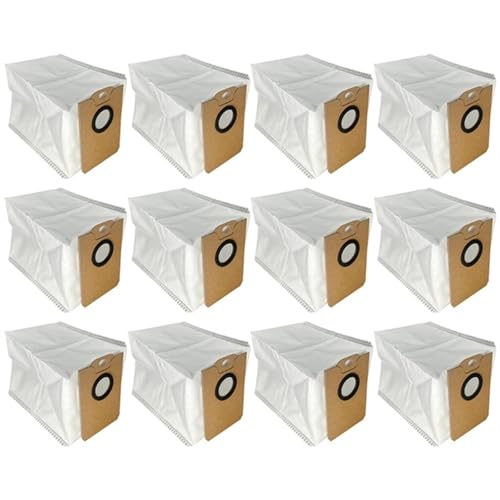 VYUHAksZ Staubbeutel for cecotec for Conga 2499/7490/8290/2299 Serie Staubsauger Teil Haushaltsreinigung Müll Staubbeutel(White 12PCS) von VYUHAksZ