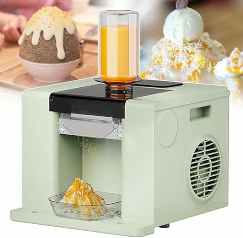 Commercial Snowflake Ice Maker Machine Für Snack Bars, Effizienter Schneeeisebrecher Mit Fass, Tray von VYUJHNBG