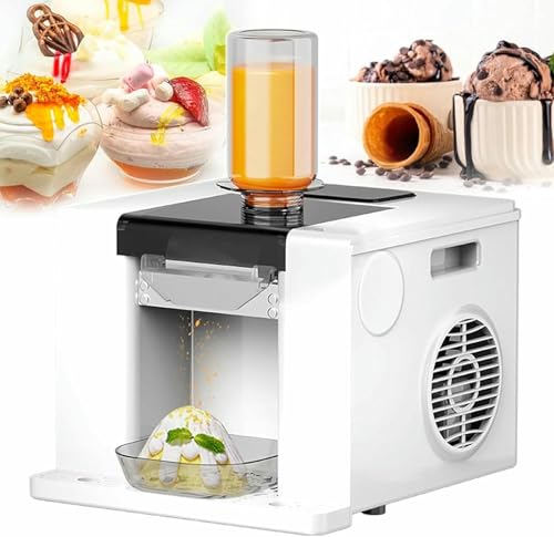Commercial Snowflake Ice Maker Machine Für Snack Bars, Effizienter Schneeeisebrecher Mit Fass, Tray von VYUJHNBG