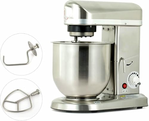 Commercial Spiral Mixer 500W, 10 Liter Vertikaler Teigmischer, 3 Geschwindigkeitseinstellungen, 24 Cm Schale, Leistungsstarke, Stilvolle Arbeitsplatte von VYUJHNBG