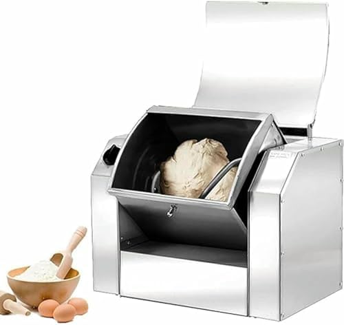 Commercial Teigmischer, Edelstahl Mehl-Mischmaschine, 1100W / 1500W, Professionelle Teig Knetenmaschine Für Pasta Und Pizza von VYUJHNBG