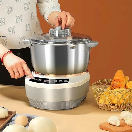 Teignätmaschine Mit Gärfunktion, Elektrischer Teigmischer, Antikleber-Design Für Küchenbacken Und Toast, Kapazität von VYUJHNBG