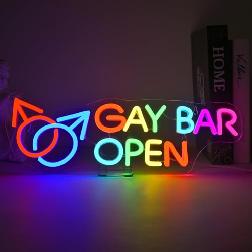 VYXIN Bar Open Neon Schild, Lgbt Open Schild,Lgbtq Leuchtschild Bar,Mann Höhle Club Leuchtschild Bar LED Zeichen Für Bar Geschäftsfenster Pub Open Zeichen Dekor Geschenke VYXIN Bar Open Neon Schild, Lgbt Open Schild,Lgbtq Leuchtschild Bar,Mann Höhle Club Leuchtschild Bar LED Zeichen Für Bar Geschäftsfenster Pub Open Zeichen Dekor Geschenke von VYXIN