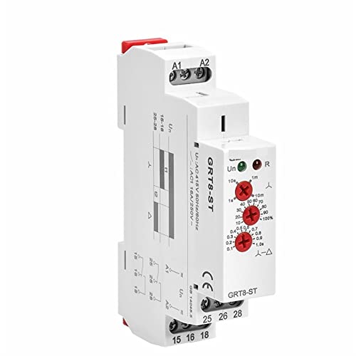 GRT8-ST Verzögerung am Motor Stern Delta Timer Softstarter AC230V 380V ~ 440V AC/DC12V-240V Delta Relais Motorstarter 1St(AC380-440V) von VZJIUOJW
