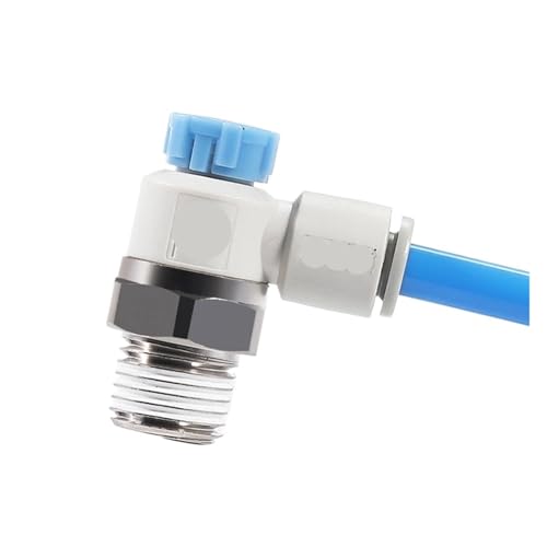 1PCS AS1201F AS2201F 3201F Speed ​​Controller mit One-touch Fitting Meter-out Drossel ventil Pneumatische anschluss(M3-04A,Intake Control Valve) von VZQLV