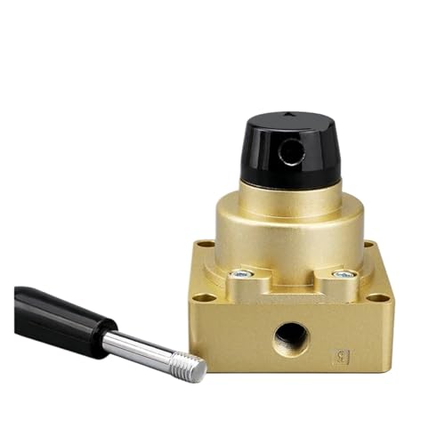 4/3-Wege-Handventil mit pneumatischem Drehhebel, 3 Positionen, 4 Anschlüsse, manuelle Luftstromregelung HV-02, HV-03, HV-04(HV-04,With 6mm fitting) von VZQLV