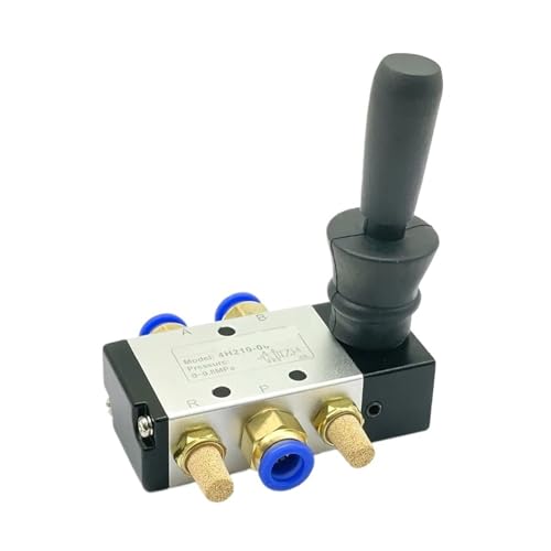 4H210-08 1/4 Zoll 2 Positionen 5 Ports Lufthandventil Pneumatisches Steuerventil 5/2 Wege Handhebelbetätigtes Steuerventil(4H210-08 12mm) von VZQLV