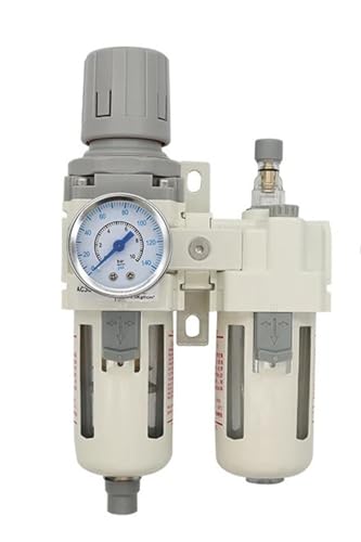 AC2010-02 AC3010-03 AC4010-04 Pneumatische Druckregler Öl Wasser Separator Manuelle Entwässerung Kompressor Luftfilter Feuchtigkeit(AC2010-02 PC10-02,Manual Drainage) von VZQLV