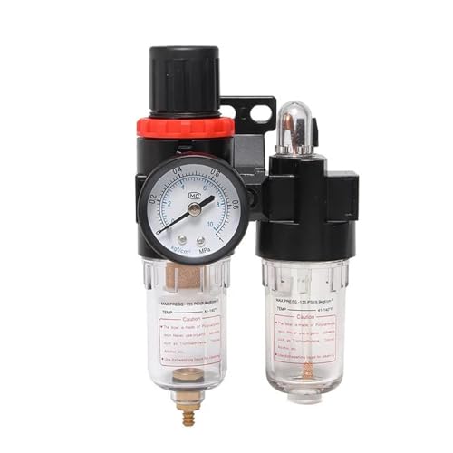 AFC2000 Öl-Wasser-Abscheider Regler Falle Filter Airbrush Luft Kompressor Druckregler Reduzierung Ventil AFR2000 + AL2000 G1/4"(AFC2000 SMPM20) von VZQLV