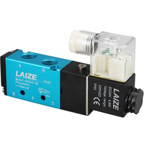 Magnetventil 2 Positionen 5 Wege 4V210-08 Pneumatik Luft Elektrische Steuerung 4V310-10 4V410-15(4M310-10 AC220) von VZQLV