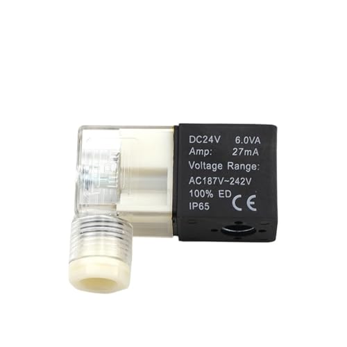 Magnetventilspule 220 V 24 V 12 V 4V310-10 4V210-08 pneumatisches elektromagnetisches Steuerventil(4V210 coil DC12V) von VZQLV