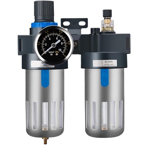 Pneumatischer Luftquellen-Behandlungsfilter BFC BFR-2000 3000 4000 zweiteiliger BFR+BL druckregulierender Öl-Wasser-Trennfilter(BFR-3000,12mm) von VZQLV