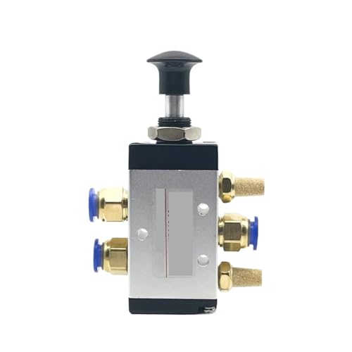 Pneumatisches Hand-Push-Pull-Ventil 4R210-08/06 Zwei-Wege-Fünfwegeventil 4R110-06 Luftmanuelles Steuermagnetventil 4R310-10 4R410-15(4R210-06,With 4mm Fittings) von VZQLV