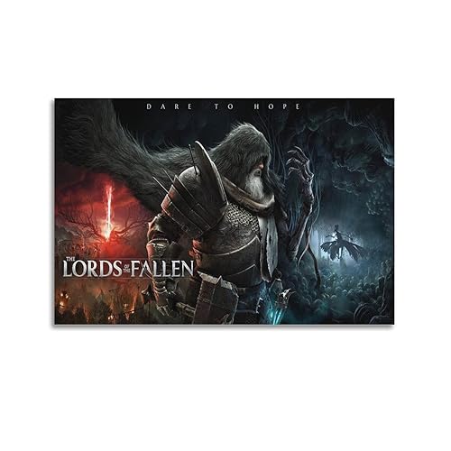 VZRSQZK Poster "Lords of The Fallen Game", dekoratives Gemälde, Leinwand-Wandposter und Kunstdruck, modernes Familienschlafzimmer-Dekor-Poster, 40 x 60 cm von VZRSQZK