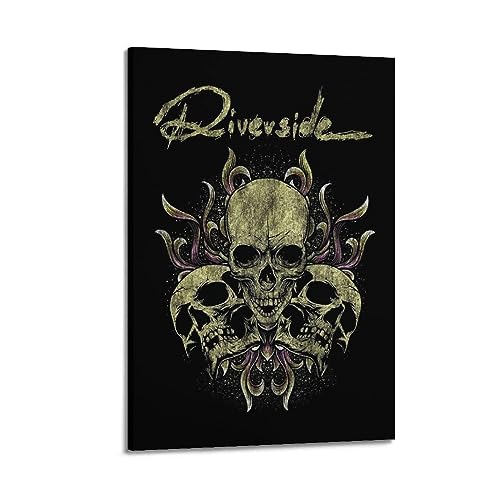 VZRSQZK Poster Riverside Metallica Poster, dekoratives Gemälde, Leinwand, Wandposter und Kunstdruck, modernes Familienschlafzimmer-Dekor-Poster, 40 x 60 cm von VZRSQZK