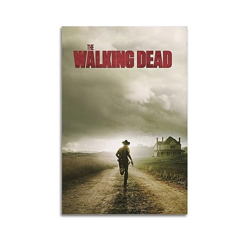 VZRSQZK The Walking Dead TV-Poster, dekoratives Gemälde, Leinwand-Wandposter und Kunstdruck, modernes Familienschlafzimmer-Dekor-Poster, 40 x 60 cm von VZRSQZK