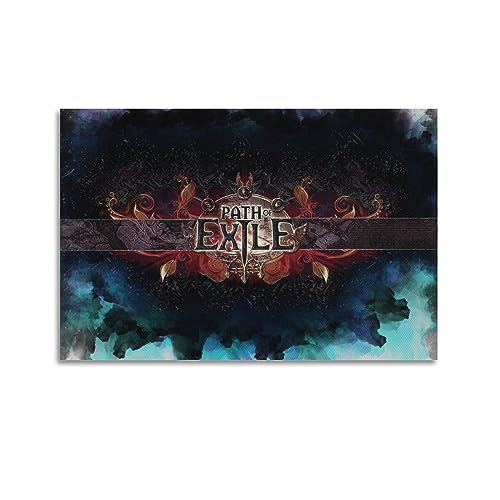 VZRSQZK Videospiel-Path of Exile-Poster, dekoratives Gemälde, Leinwand-Wandposter und Kunstdruck, modernes Familienschlafzimmer-Dekor-Poster, 40 x 60 cm von VZRSQZK