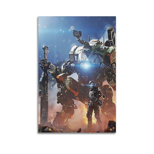 VZRSQZK Videospiel Titanfall 2 Poster Poster Dekorative Malerei Leinwand Wandposter und Kunstdruck Moderne Familie Schlafzimmer Dekor Poster 40 x 60 cm von VZRSQZK