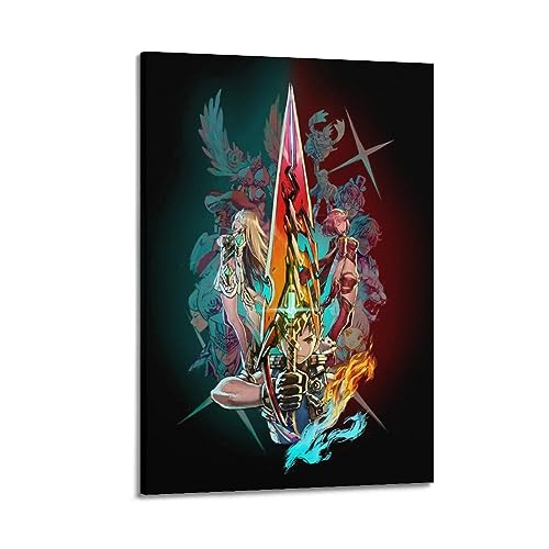 VZRSQZK Videospiel Xenoblade Chronicles 2 Poster Poster Dekorative Malerei Leinwand Wandposter und Kunstbild Druck Moderne Familie Schlafzimmer Dekor Poster 40 x 60 cm von VZRSQZK