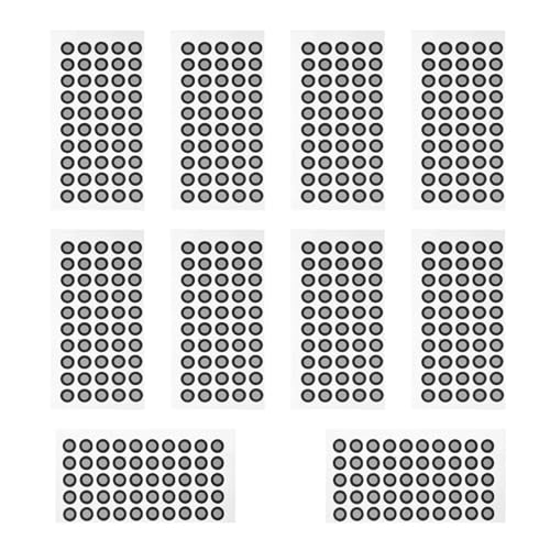 VZU 500 Stück 3D-Scan-Spray 6,0 Mm, 3D-Scan-Marker, Wiederverwendbare Reflektierende Punkte, Präzise Tracking-Punkte für 3D-Drucker, Referenzpunkt-Marker für 3D-Scanner von VZU