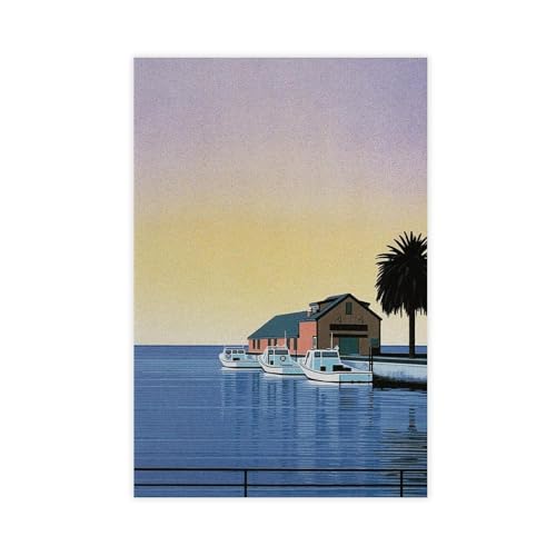 VZURF Hiroshi Nagai Kunstposter Retro 7 Leinwand Poster Schlafzimmer Dekor Landschaft Büro Zimmer Dekor Geschenk 40 x 60 cm VZURF Hiroshi Nagai Kunstposter Retro 7 Leinwand Poster Schlafzimmer Dekor Landschaft Büro Zimmer Dekor Geschenk 40 x 60 cm von VZURF