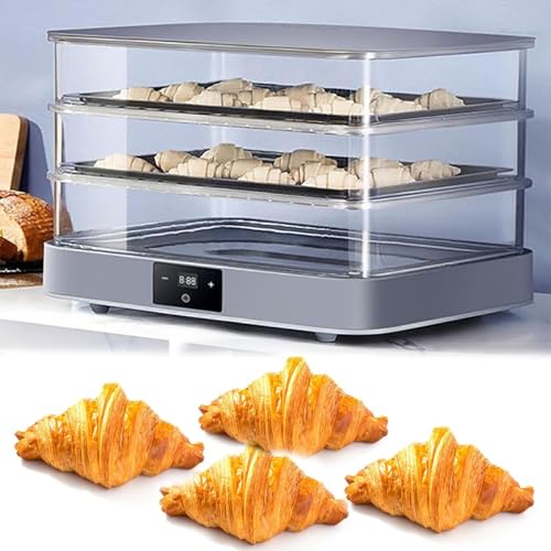 40L Brotgärbox for Zuhause, elektrische Teiggärmaschine mit einstellbarer Temperatur Zeitsteuerung und Feuchtigkeitskontrolle for gleichmäßige Gärung for Zuhause von VZXATYOP