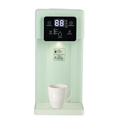 Filter for Heißwasserspender mit Sofortfunktion 1500W Wasserkocher for die Arbeitsplatte Wasserkocher mit Sicherheitsschloss for Büro Schlafzimmer Wohnzimmer Küche(Green) von VZXATYOP
