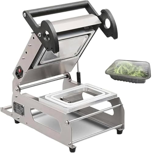 Heißsiegelmaschine für kommerzielle Lebensmittelschalen, Handdruckverpackung für Takeaway-Boxen, Behälterversiegelungsmaschine für gegarte Steak-Lebensmittel Heißsiegelmaschine für kommerzielle Lebensmittelschalen, Handdruckverpackung für Takeaway-Boxen, Behälterversiegelungsmaschine für gegarte Steak-Lebensmittel von VZXATYOP