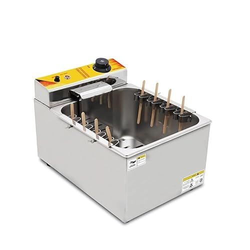 Kommerzielle Corn-Dog-Maker-Maschine Aus Edelstahl Automatische Fritteuse Mit Käse-Hot-Dog-Sticks Elektrische Fritteuse For Corn Dogs For Snacks Im Heimrestaurant von VZXATYOP