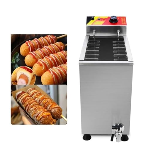Kommerzielle Elektrische Fritteuse Mit 12 Haken Kommerzielle Hot-Dog-Stick-Käse-Stick-Fritteuse For Fabrikrestaurants von VZXATYOP