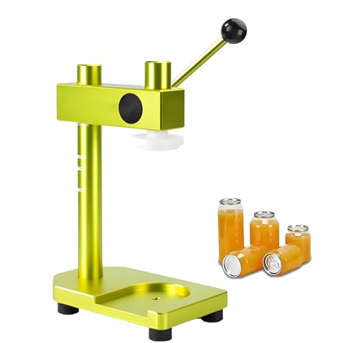 Manuelle Dosenverschließmaschine For Gläser Und Flaschen Handwerkzeug Aus Aluminiumlegierung For Privaten Und Gewerblichen Gebrauch Einfache Versiegelungslösung(Green) von VZXATYOP