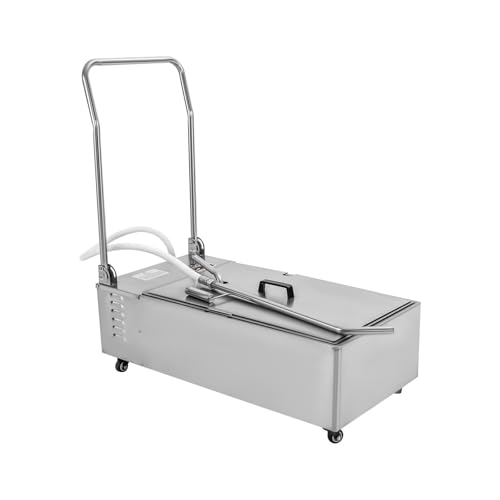Mobile Ölfiltermaschine aus Edelstahl kommerzieller Fritteusen-Ölfilter- und Füllwagen for Restaurants Fast-Food-Burger-Lokale von VZXATYOP
