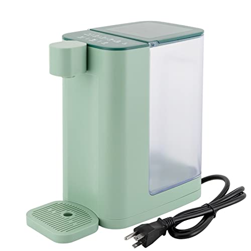 Sofortiger Heißwasserspender Wasserkocher for schnelles Erhitzen und Ausgeben 5 einstellbare Temperaturen 102 Unzen 3L Wassertankkapazität(Green) von VZXATYOP