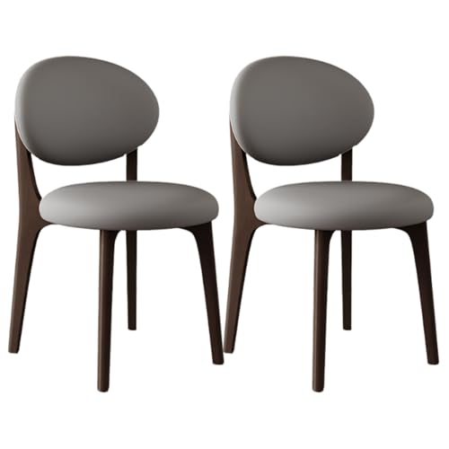 VZXATYOP Esszimmerstühle aus Massivholz im Bauernhaus-Stil 2er-Set gepolsterte Küchen-Seitenstühle im Mid-Century-Stil mit geschwungener Rückenlehne for Wohnzimmer Restaurant(Dark Walnut+Dark Gray) VZXATYOP Esszimmerstühle aus Massivholz im Bauernhaus-Stil 2er-Set gepolsterte Küchen-Seitenstühle im Mid-Century-Stil mit geschwungener Rückenlehne for Wohnzimmer Restaurant(Dark Walnut+Dark Gray) von VZXATYOP