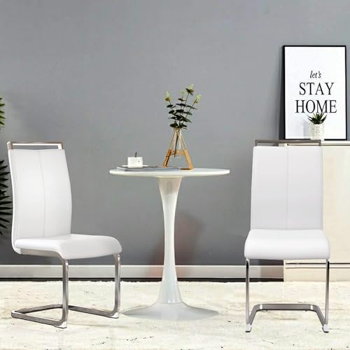 VZXATYOP Esszimmerstühle mit hoher Rückenlehne for Küche und Zimmer in modernem Interieur, wasserdichte PU-Lederoberfläche mit verchromten Metallbeinen, einfach zu montieren VZXATYOP Esszimmerstühle mit hoher Rückenlehne for Küche und Zimmer in modernem Interieur, wasserdichte PU-Lederoberfläche mit verchromten Metallbeinen, einfach zu montieren von VZXATYOP